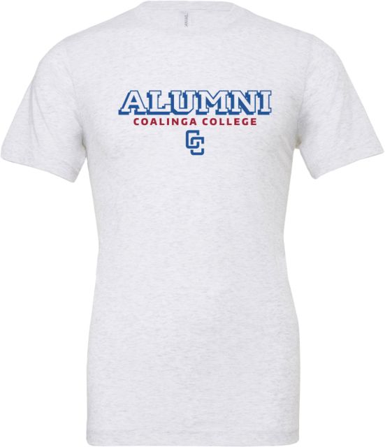 WHC Coalinga Bella + Canvas Ash Jersey Cotton T Shirt Coalinga College Alumni - ONLINE ONLY