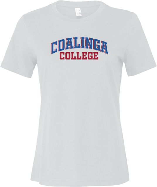 WHC Coalinga Bella + Canvas Womens Relaxed Cotton T Shirt Coalinga College Arched - ONLINE ONLY