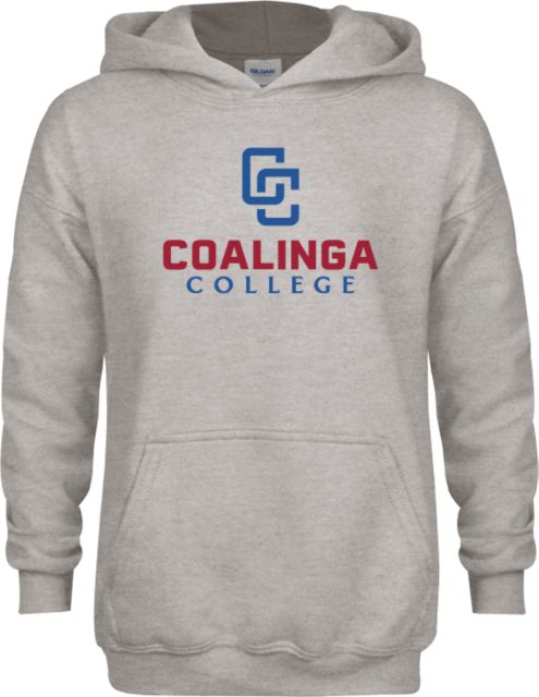 WHC Coalinga Youth Fleece Hood Coalinga College Vertical Lockup - ONLINE ONLY