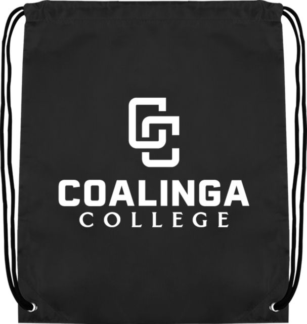 WHC Coalinga Drawstring Backpack Coalinga College Vertical Lockup - ONLINE ONLY