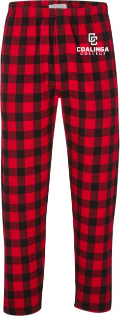 WHC Coalinga Boxercraft Buffalo Unisex Flannel Pajama Pant Coalinga College Vertical Lockup - ONLINE ONLY