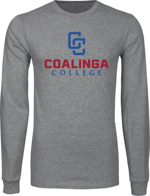 WHC Coalinga Long Sleeve T Shirt Coalinga College Vertical Lockup - ONLINE ONLY