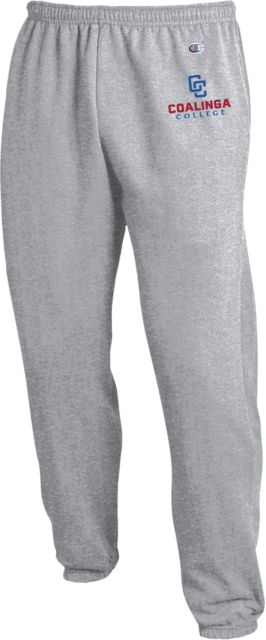 WHC Coalinga Champion Banded Bottom Sweatpants Coalinga College Vertical Lockup - ONLINE ONLY