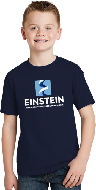 Albert Einstein Youth T Shirt Einstein Full Name DNA Logo - ONLINE ONLY
