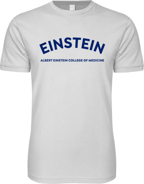 Albert Einstein Next Level SoftStyle T Shirt Einstein Arched Wordmark - ONLINE ONLY