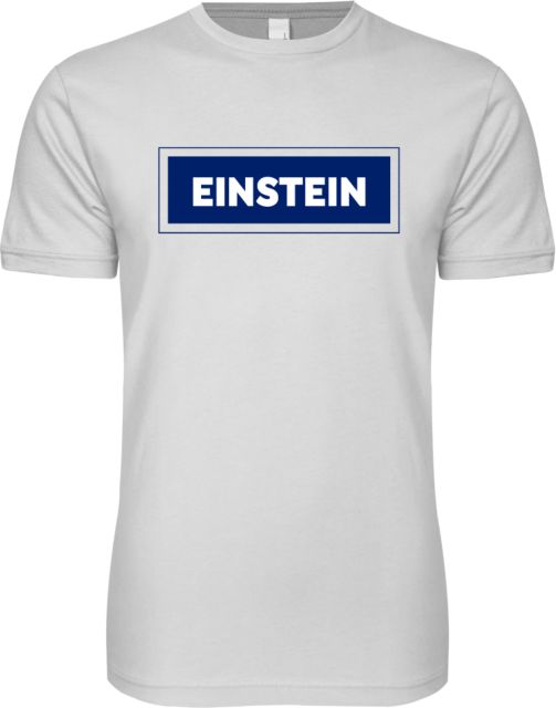 Albert Einstein Next Level SoftStyle T Shirt Einstein in Rectangle - ONLINE ONLY