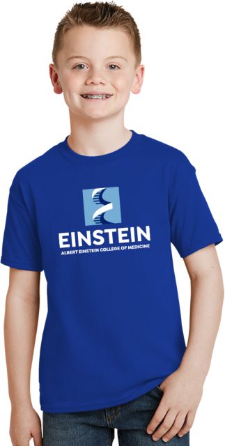 Albert Einstein Youth T Shirt Einstein Full Name DNA Logo - ONLINE ONLY