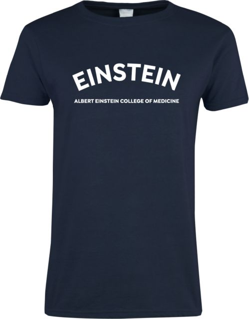 Albert Einstein Ladies T Shirt Einstein Arched Wordmark - ONLINE ONLY