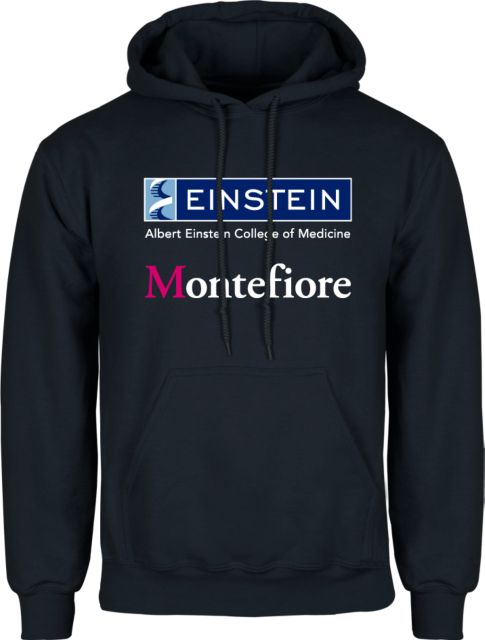 Albert Einstein Fleece Hoodie Einstein Montefiore Stacked Logo - ONLINE ONLY