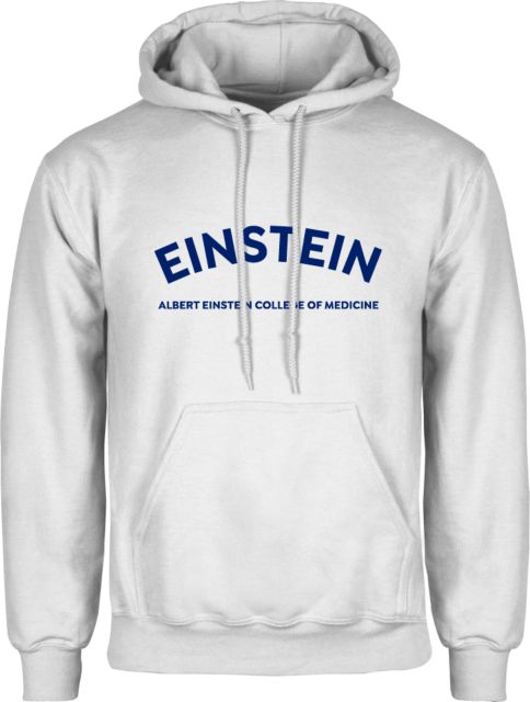 Albert Einstein Fleece Hoodie Einstein Arched Wordmark - ONLINE ONLY