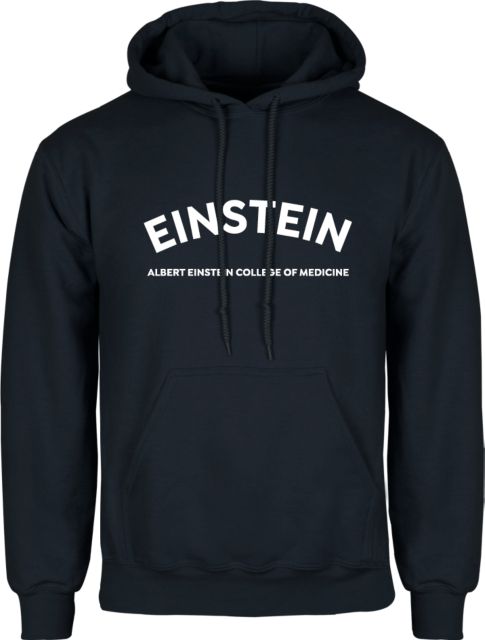 Albert Einstein Fleece Hoodie Einstein Arched Wordmark - ONLINE ONLY