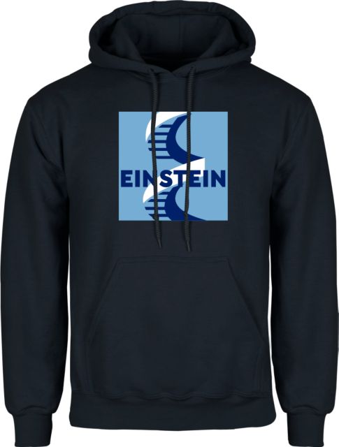 Albert Einstein Fleece Hoodie Einstein DNA Logo - ONLINE ONLY