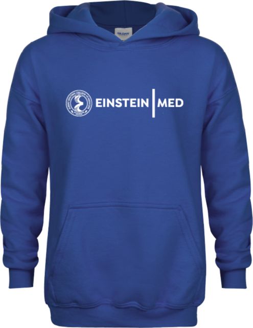 Albert Einstein Youth Fleece Hoodie MED - ONLINE ONLY