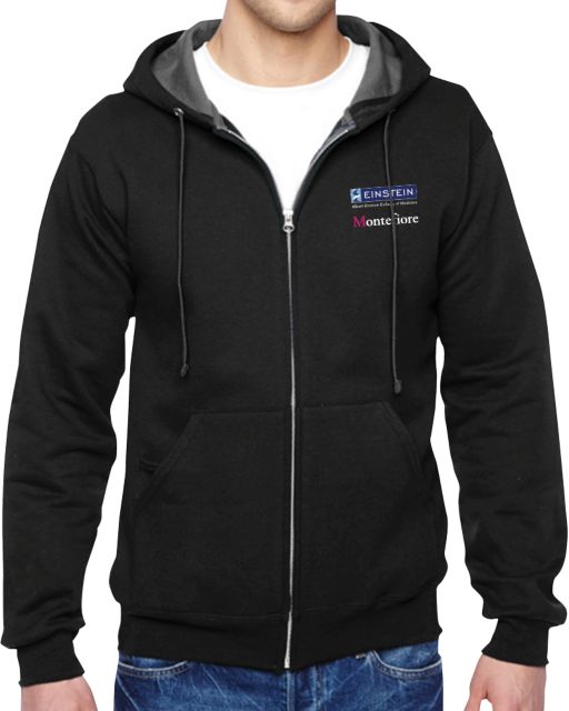 Albert Einstein Fleece Full Zip Hoodie Einstein Logo - ONLINE ONLY