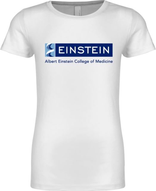 Albert Einstein Next Level Girls Fashion Fit T Shirt Einstein Logo - ONLINE ONLY