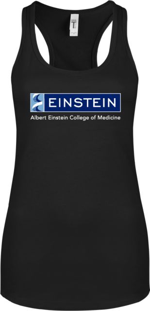 Albert Einstein Next Level Ladies Ideal Racerback Tank Einstein Logo - ONLINE ONLY