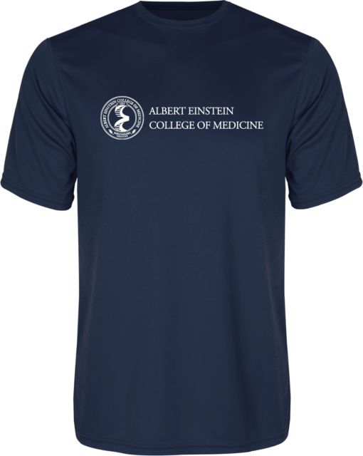 Albert Einstein Performance Tee Seal with College Name - ONLINE ONLY