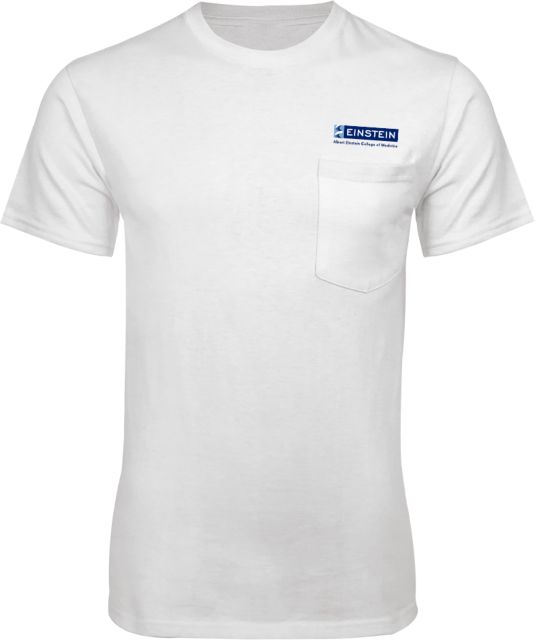 Albert Einstein T Shirt w/Pocket Einstein Logo - ONLINE ONLY