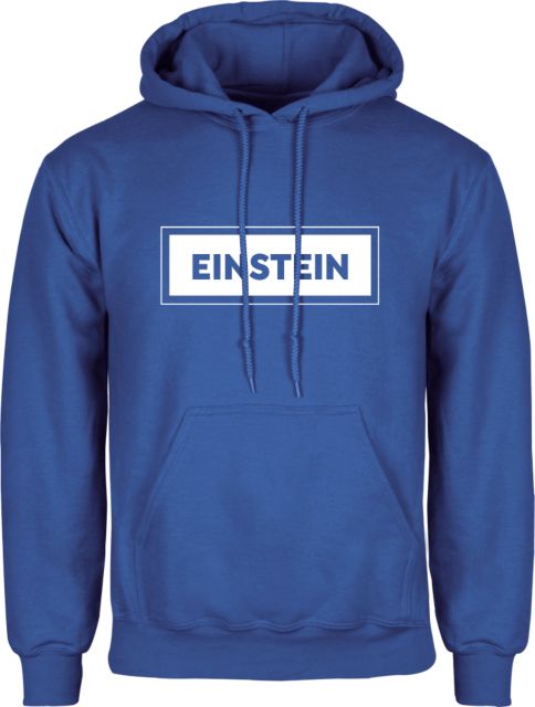 Albert Einstein Fleece Hoodie Einstein in Rectangle - ONLINE ONLY