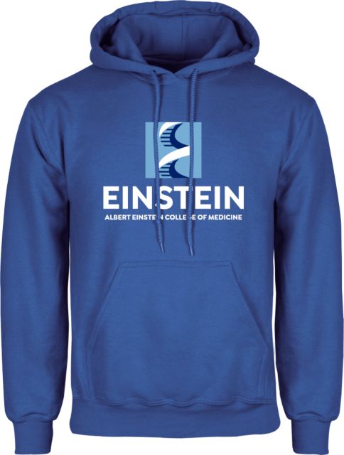 Albert Einstein Fleece Hoodie Einstein Full Name DNA Logo - ONLINE ONLY