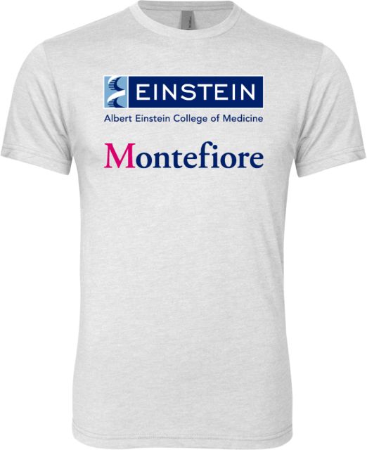 Albert Einstein Next Level Heather Tri Blend Crew Einstein Montefiore Stacked Logo - ONLINE ONLY