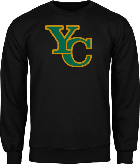 Yavapai College Fleece Crew YC Lockup - ONLINE ONLY