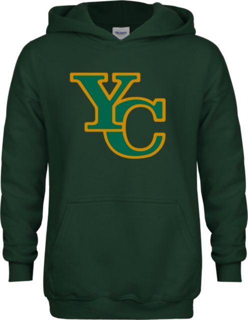 Yavapai College Youth Fleece Hoodie YC Lockup - ONLINE ONLY