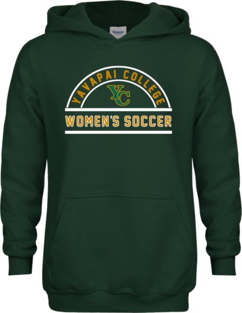 Yavapai College Youth Fleece Hoodie YC Womens Soccer - ONLINE ONLY