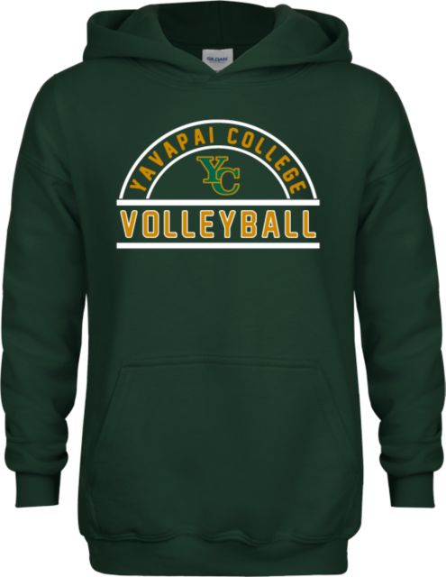 Yavapai College Youth Fleece Hoodie YC Volleyball ONLINE ONLY
