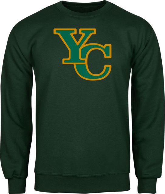 Yavapai College Fleece Crew YC Lockup - ONLINE ONLY