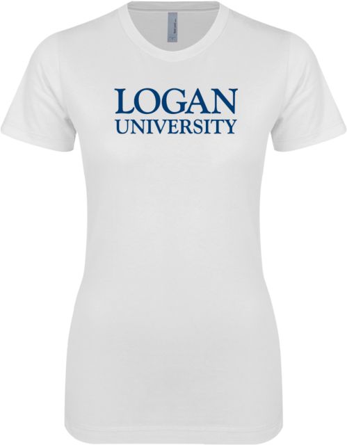 Logan Next Level Womens Boyfriend Tee Primary Stacked - ONLINE ONLY