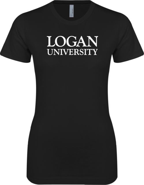 Logan Next Level Womens Boyfriend Tee Primary Stacked - ONLINE ONLY