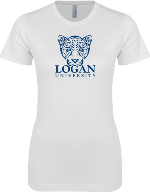 Logan Next Level Womens Boyfriend Tee Primary with Mascot - ONLINE ONLY