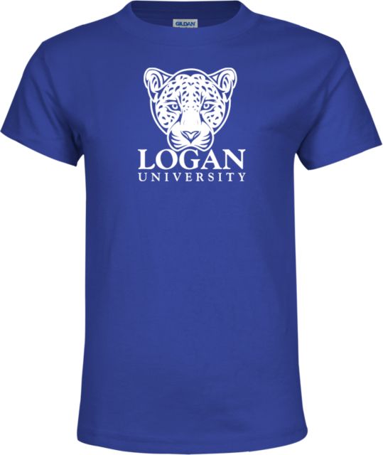 Logan Youth T Shirt Primary with Mascot - ONLINE ONLY