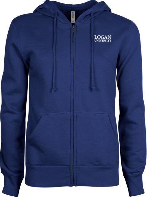 Logan ENZA Womens Fleece Full Zip Hoodie Primary Stacked - ONLINE ONLY