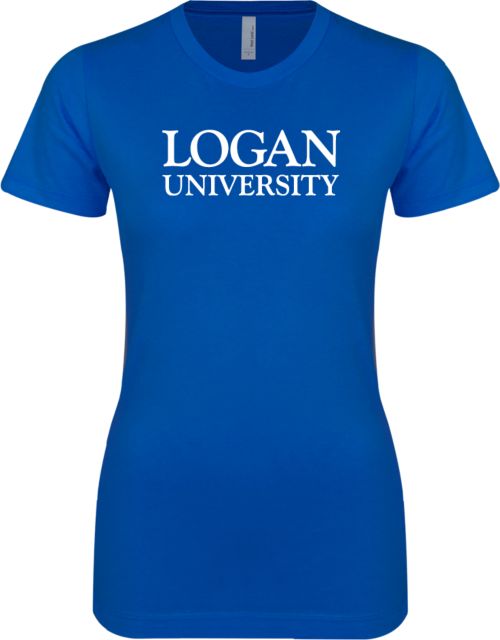 Logan Next Level Womens Boyfriend Tee Primary Stacked - ONLINE ONLY