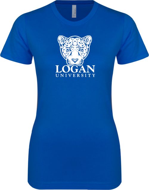 Logan Next Level Womens Boyfriend Tee Primary with Mascot - ONLINE ONLY