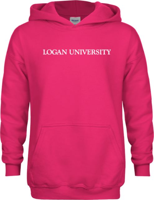 Logan Youth Fleece Hoodie Primary Logo - ONLINE ONLY