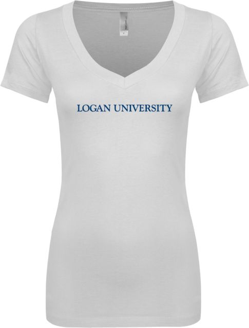 Logan Next Level Womens Ideal V Tee Primary Logo - ONLINE ONLY