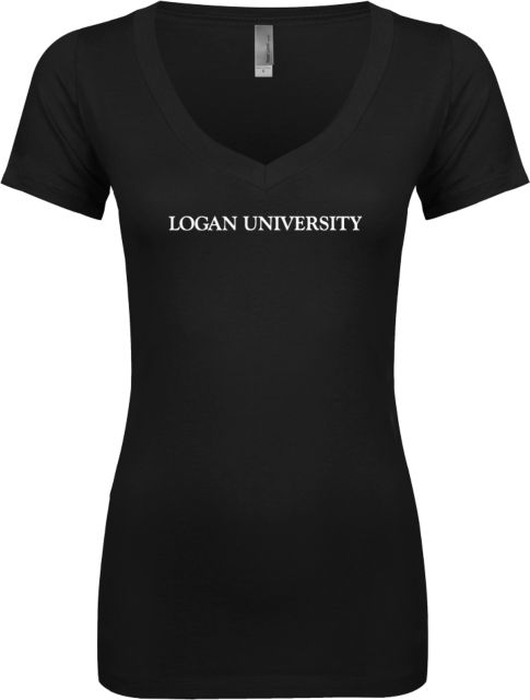 Logan Next Level Womens Ideal V Tee Primary Logo - ONLINE ONLY