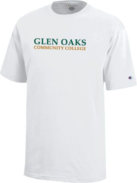 Glen Oaks CC Champion Youth Short Sleeve Tee Glen Oaks Community College - ONLINE ONLY