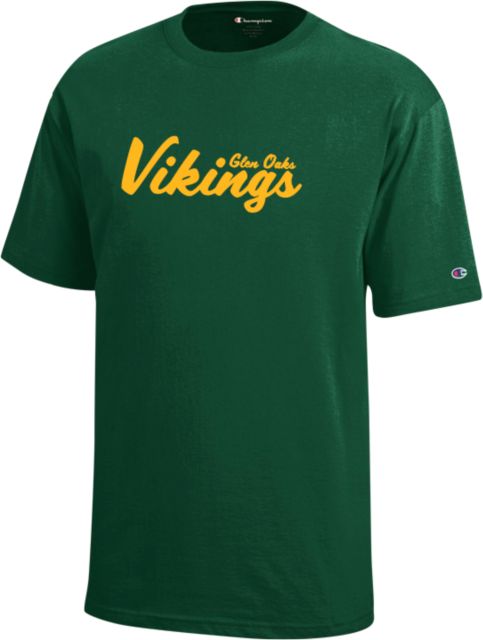 Glen Oaks CC Champion Youth Short Sleeve Tee Script Glen Oaks Vikings - ONLINE ONLY