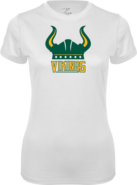 Glen Oaks CC Womens Performance Short Sleeve Tee Glen Oaks Viking Helm - ONLINE ONLY