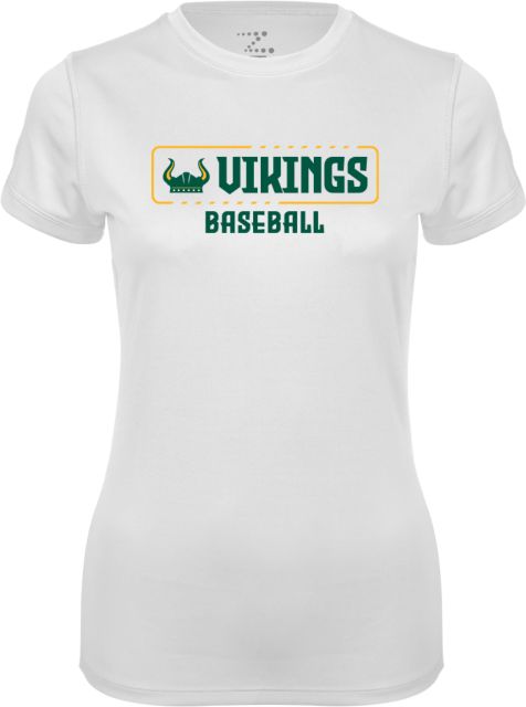Glen Oaks CC Womens Performance Short Sleeve Tee Glen Oaks Vikings Baseball - ONLINE ONLY