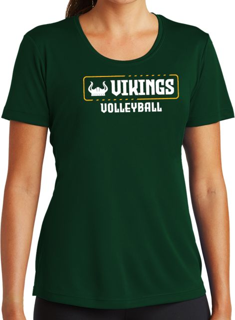 Glen Oaks CC Womens Performance Short Sleeve Tee Glen Oaks Vikings Volleyball - ONLINE ONLY