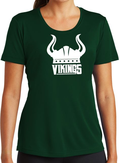 Glen Oaks CC Womens Performance Short Sleeve Tee Glen Oaks Viking Helm - ONLINE ONLY