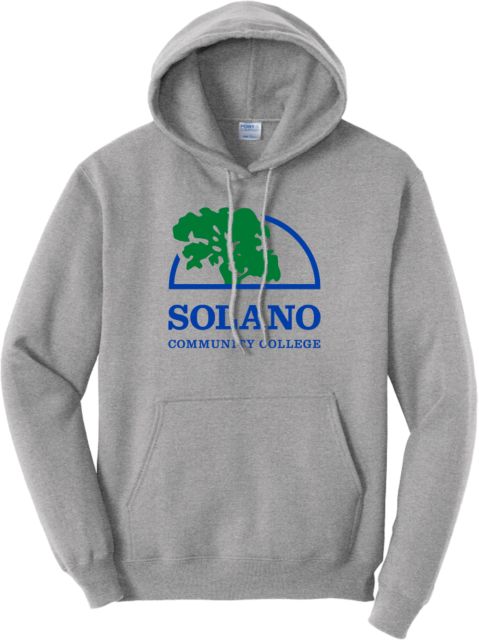 Solano Tall Fleece Hoodie Solano Community College Institutional Mark - ONLINE ONLY