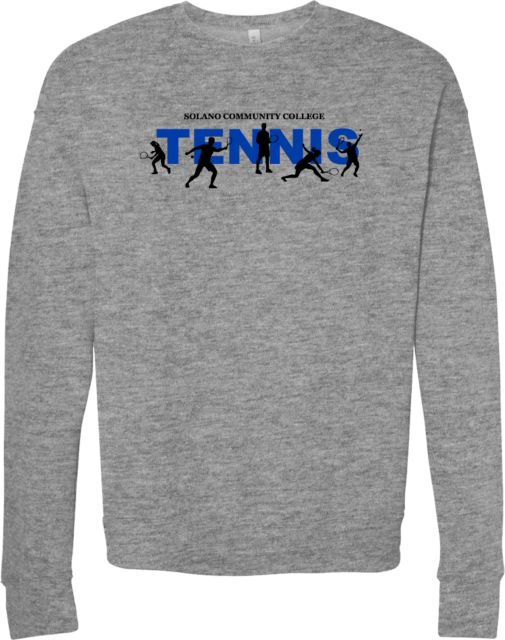 Solano Bella + Canvas Fleece Crew Solano Community College Tennis Team - ONLINE ONLY