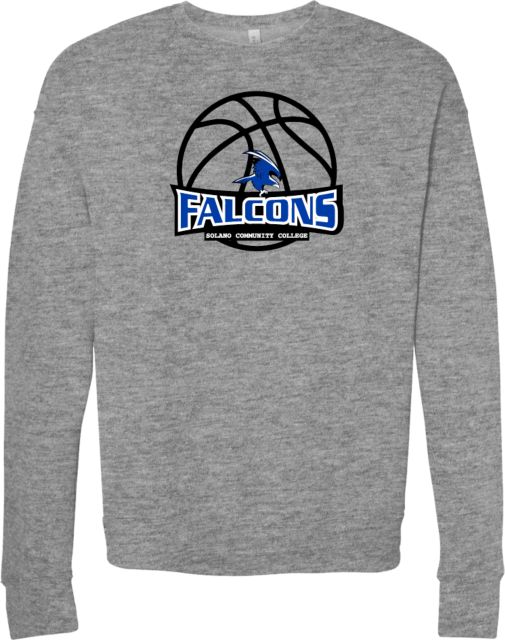 Solano Bella + Canvas Fleece Crew Solano Community College Basketball Graphic - ONLINE ONLY