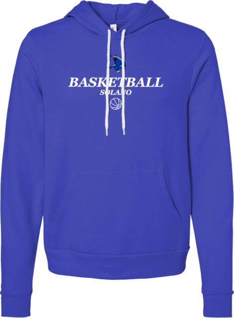 Solano Bella + Canvas Fleece Hood Solano Community College Basketball - ONLINE ONLY
